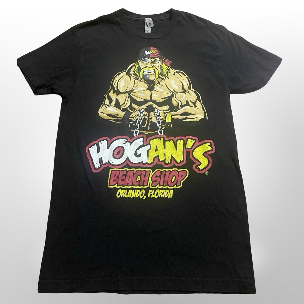 Hulk Hogan Hogan's Beach Shop ‎ Orlando , FL T Shirt Men's Small Clean Rare